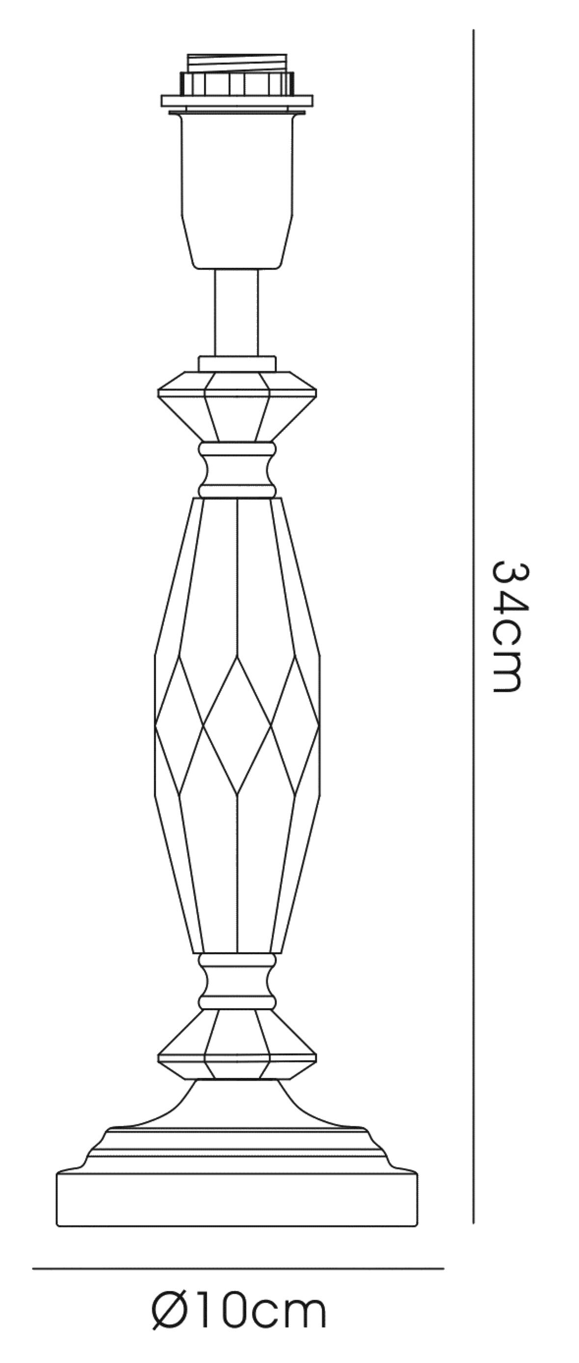 Nexon Crystal Table Lamps Diyas Base Only Lamps